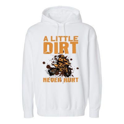 Funny Dirt Bike For Men Women Motocross Dirtbike Lover Garment-Dyed Fleece Hoodie