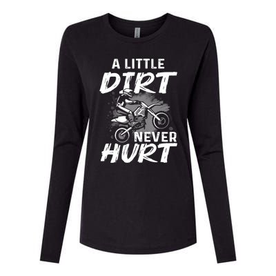 Funny Dirt Bike Gift For Boys Motorcycle Motocross Biker Womens Cotton Relaxed Long Sleeve T-Shirt