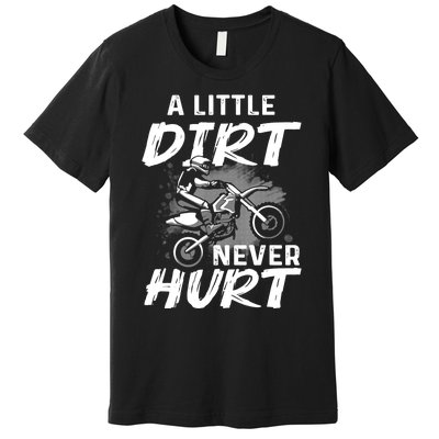 Funny Dirt Bike Gift For Boys Motorcycle Motocross Biker Premium T-Shirt