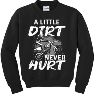 Funny Dirt Bike Gift For Boys Motorcycle Motocross Biker Kids Sweatshirt