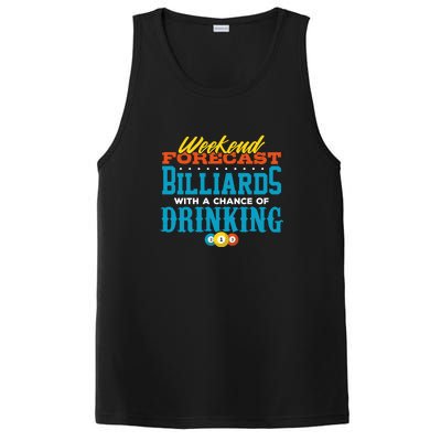 Father's Day Billiards With A Chance Of Drinking Gift For Dad PosiCharge Competitor Tank