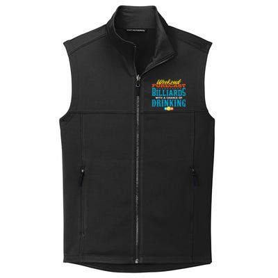 Father's Day Billiards With A Chance Of Drinking Gift For Dad Collective Smooth Fleece Vest