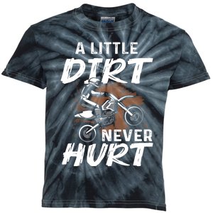 Funny Dirt Bike Gift For Boys Motorcycle Motocross Biker Kids Tie-Dye T-Shirt