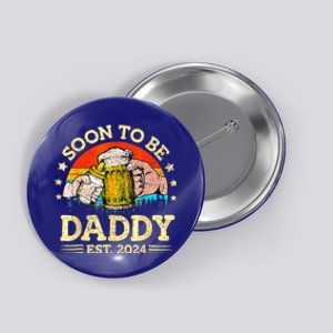 FatherS Day Beer Soon To Be Daddy 2024 First Button