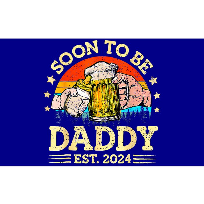 FatherS Day Beer Soon To Be Daddy 2024 First Bumper Sticker