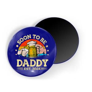 FatherS Day Beer Soon To Be Daddy 2024 First Magnet