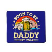 FatherS Day Beer Soon To Be Daddy 2024 First Mousepad