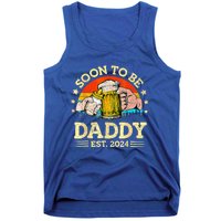 FatherS Day Beer Soon To Be Daddy 2024 First Tank Top