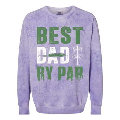 Fathers Day Best Cat Dad By Par Cheer Dad Colorblast Crewneck Sweatshirt