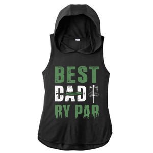 Fathers Day Best Cat Dad By Par Cheer Dad Ladies PosiCharge Tri-Blend Wicking Draft Hoodie Tank