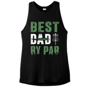 Fathers Day Best Cat Dad By Par Cheer Dad Ladies PosiCharge Tri-Blend Wicking Tank