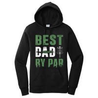 Fathers Day Best Cat Dad By Par Cheer Dad Women's Pullover Hoodie