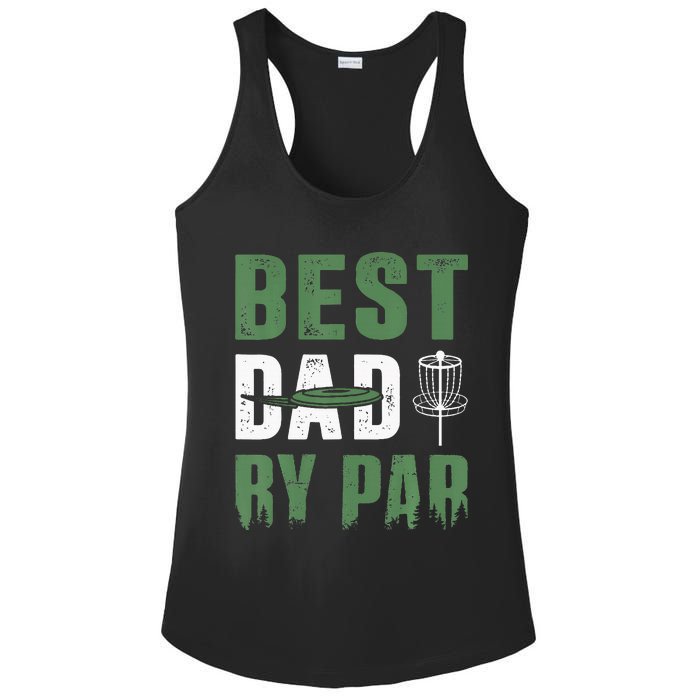 Fathers Day Best Cat Dad By Par Cheer Dad Ladies PosiCharge Competitor Racerback Tank