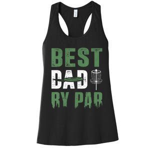 Fathers Day Best Cat Dad By Par Cheer Dad Women's Racerback Tank