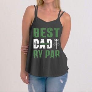 Fathers Day Best Cat Dad By Par Cheer Dad Women's Strappy Tank