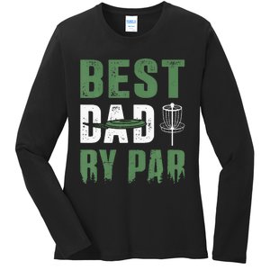 Fathers Day Best Cat Dad By Par Cheer Dad Ladies Long Sleeve Shirt