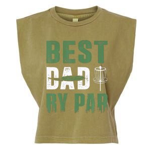 Fathers Day Best Cat Dad By Par Cheer Dad Garment-Dyed Women's Muscle Tee