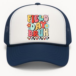 Field Day Bruh Groovy Funny Saying Field Day 2024 Teacher Trucker Hat