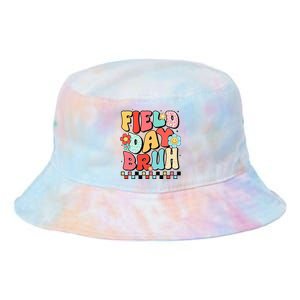 Field Day Bruh Groovy Funny Saying Field Day 2024 Teacher Tie Dye Newport Bucket Hat