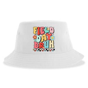 Field Day Bruh Groovy Funny Saying Field Day 2024 Teacher Sustainable Bucket Hat