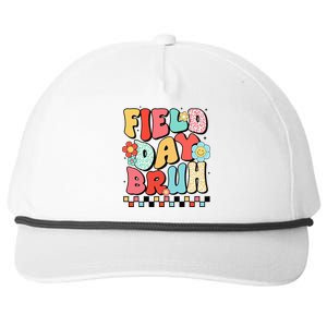 Field Day Bruh Groovy Funny Saying Field Day 2024 Teacher Snapback Five-Panel Rope Hat