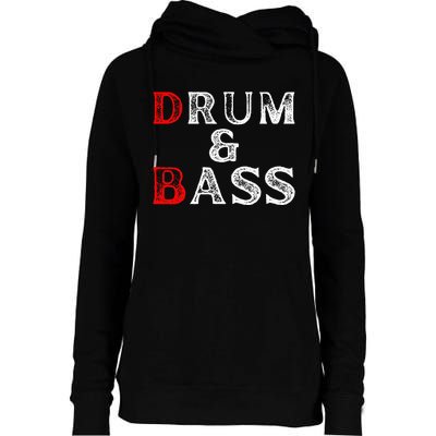 Funny Drum & Bass Rum & Ass Lovers Womens Funnel Neck Pullover Hood