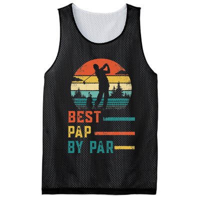 Fathers Day Best Pap By Par Golf Gifts For Dad Grandpa Mesh Reversible Basketball Jersey Tank