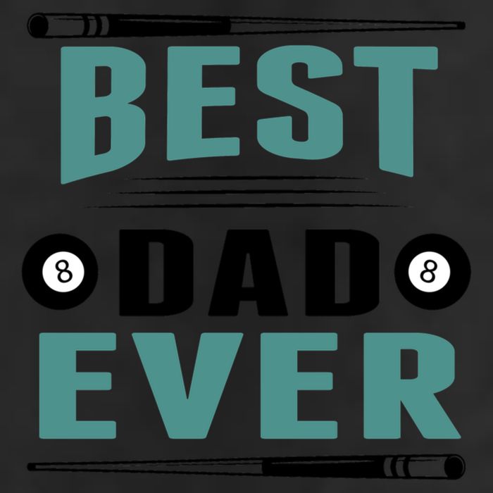Father's Day Best Dad Ever Funny Pool Players Billiards Gift For Dad Adult Drive Performance Visor