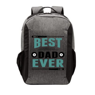 Father's Day Best Dad Ever Funny Pool Players Billiards Gift For Dad Vector Backpack
