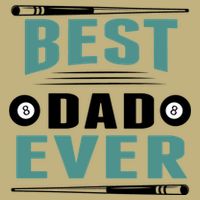 Father's Day Best Dad Ever Funny Pool Players Billiards Gift For Dad Cooling Performance Crew T-Shirt