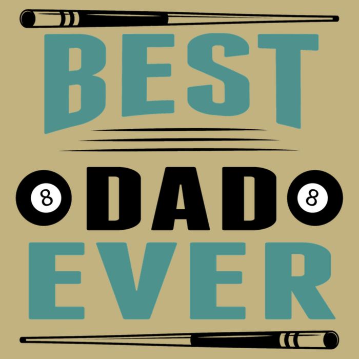 Father's Day Best Dad Ever Funny Pool Players Billiards Gift For Dad Cooling Performance Crew T-Shirt