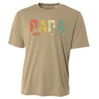 Fathers Day Best Papa By Par Golf Gift Papa Golf Cooling Performance Crew T-Shirt