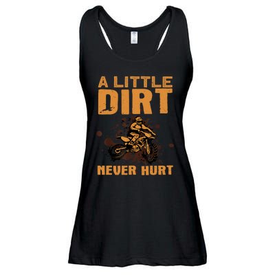 Funny Dirt Bike For Motocross Dirtbike Lover Ladies Essential Flowy Tank