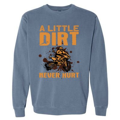 Funny Dirt Bike For Motocross Dirtbike Lover Garment-Dyed Sweatshirt