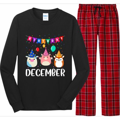 Funny December Birthday Long Sleeve Pajama Set