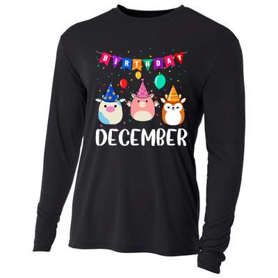 Funny December Birthday Cooling Performance Long Sleeve Crew