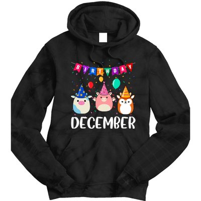 Funny December Birthday Tie Dye Hoodie