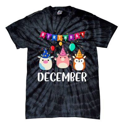 Funny December Birthday Tie-Dye T-Shirt