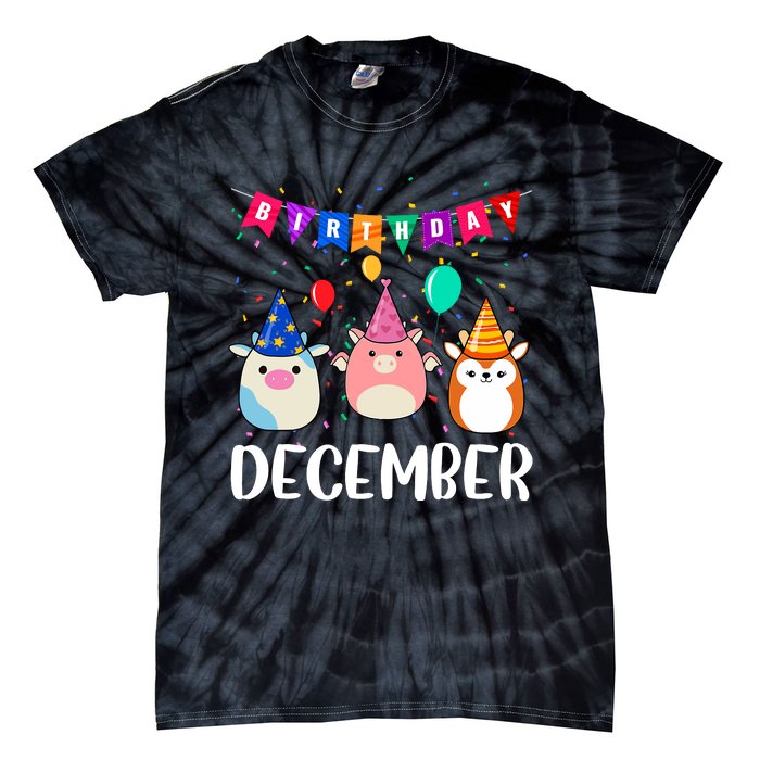 Funny December Birthday Tie-Dye T-Shirt