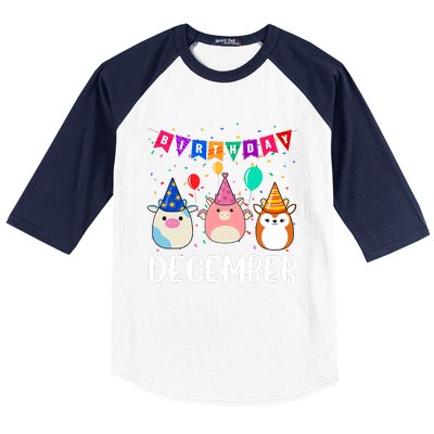 Funny December Birthday Baseball Sleeve Shirt