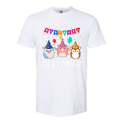 Funny December Birthday Softstyle CVC T-Shirt