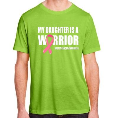 Funny Daughter Breast Cancer Breast Cancer Warrior Adult ChromaSoft Performance T-Shirt