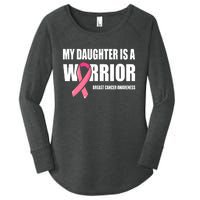 Funny Daughter Breast Cancer Breast Cancer Warrior Women's Perfect Tri Tunic Long Sleeve Shirt