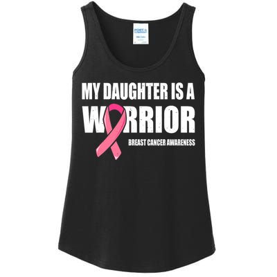 Funny Daughter Breast Cancer Breast Cancer Warrior Ladies Essential Tank