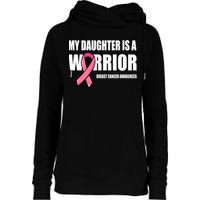 Funny Daughter Breast Cancer Breast Cancer Warrior Womens Funnel Neck Pullover Hood