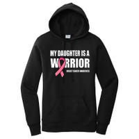 Funny Daughter Breast Cancer Breast Cancer Warrior Women's Pullover Hoodie