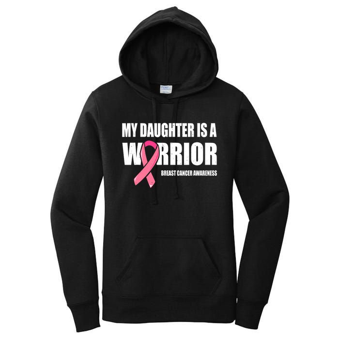 Funny Daughter Breast Cancer Breast Cancer Warrior Women's Pullover Hoodie