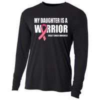 Funny Daughter Breast Cancer Breast Cancer Warrior Cooling Performance Long Sleeve Crew