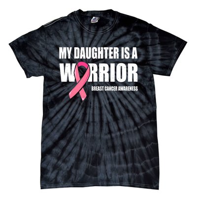 Funny Daughter Breast Cancer Breast Cancer Warrior Tie-Dye T-Shirt