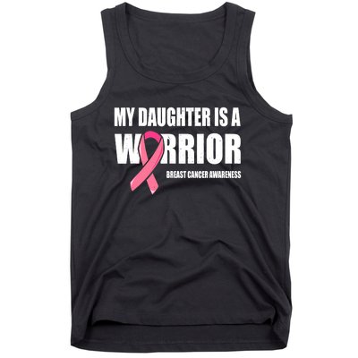 Funny Daughter Breast Cancer Breast Cancer Warrior Tank Top